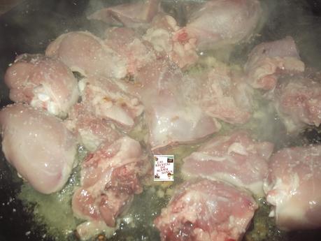 POLLO AL AJILLO EN PIZZA PAN