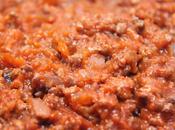 Salsa boloñesa manera.