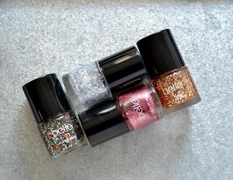 All That Glitters las Lacas de Uñas de Belle&Make-Up para Navidad