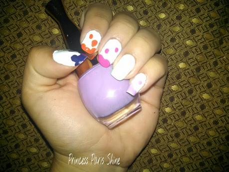 Uñas chorreadas (dripping paint nails)