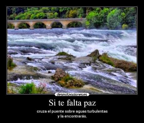 CRUCÉ LAS TURBULENTAS AGUAS Y ME ENCONTRÉ EN EL MISMO SITIO