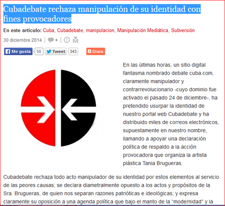 Cubadebate rechaza manipulación de su identidad con fines provocadores