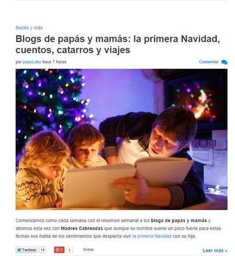 Blogs de papás y mamás: la primera Navidad, cuentos, catarros y viajes Blogs de papás y mamás: la primera Navidad, cuentos, catarros y viajes
