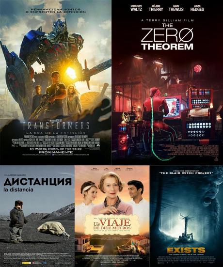 Top Cinco Peores películas 2014