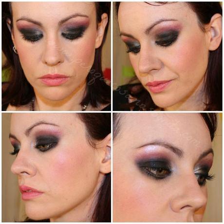 Maquillaje 11: Ahumado en negro y fucsia