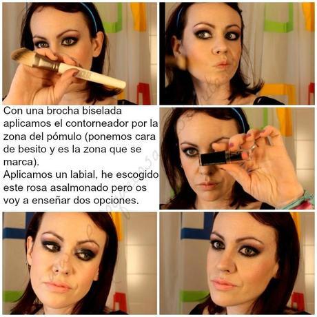 Maquillaje 11: Ahumado en negro y fucsia