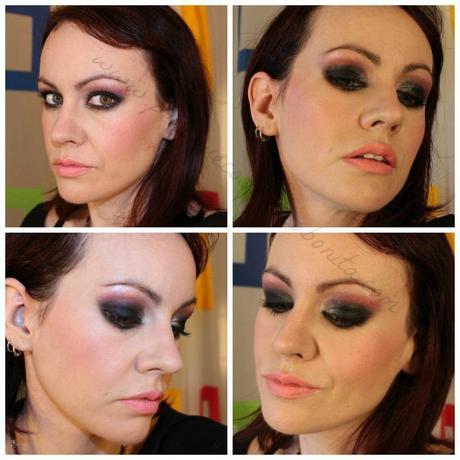 Maquillaje 11: Ahumado en negro y fucsia