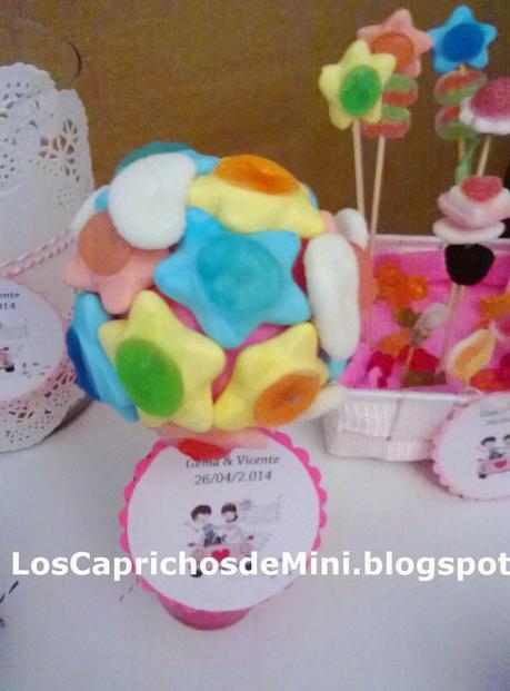 Candy bar o mesa con chuches