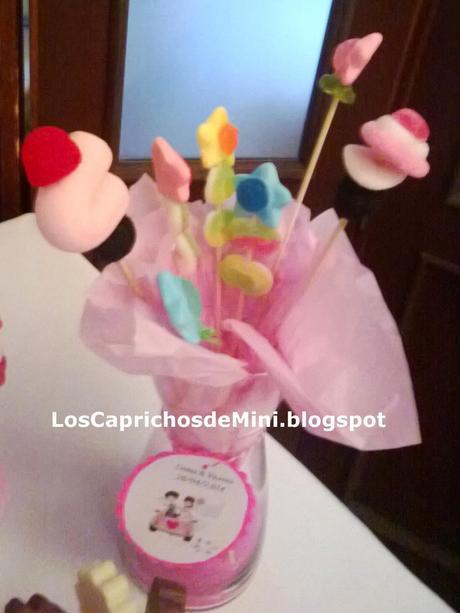 Candy bar o mesa con chuches