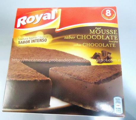 Pastel mousse de chocolate Royal