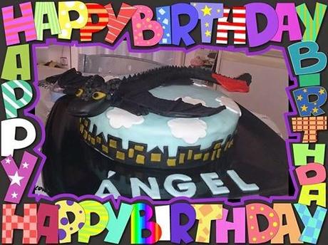 TARTA DESDENTAO PARA ANGEL (COMO ENTRENAR A UN DRAGON)