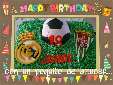 TARTA REAL MADRID Vs CORDOBA PARA JAIME