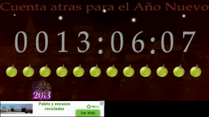 Campanadas fin de año cuenta atras