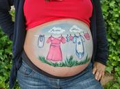 Bodypaint para dos: Embarazo gemelos