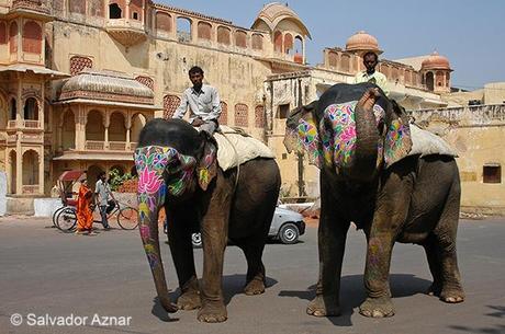 Hawa Mahal ó Palacio de los Vientos en Jaipur http://www.diariosdeunfotografodeviajes.com/2014/12/que-ver-y-visitar-en-jaipur.html