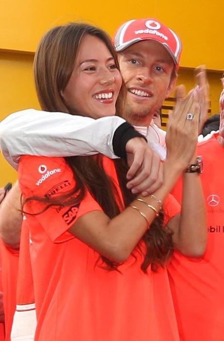 Jenson Button Jessica Michibata