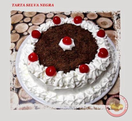 TARTA SELVA NEGRA Y FELIZ AÑO 2015!!!