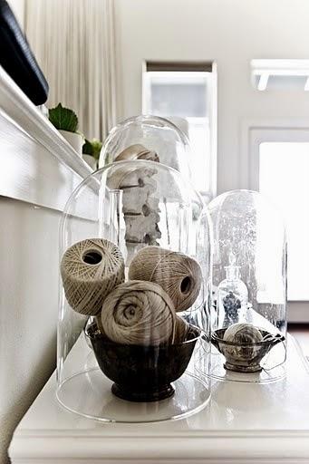 Decorar con campanas de cristal