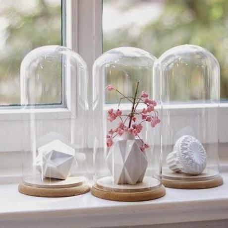 Decorar con campanas de cristal