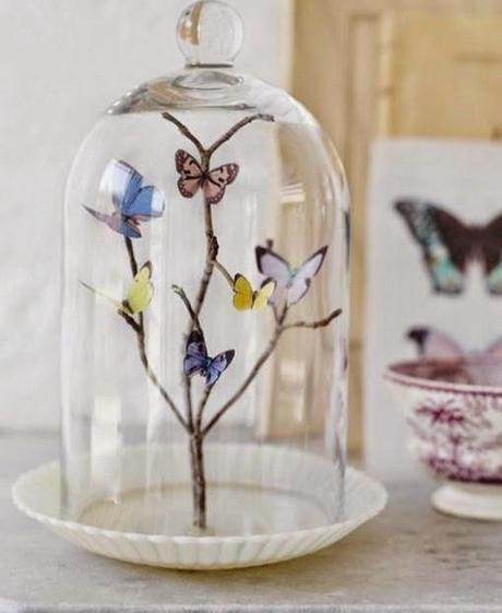 Decorar con campanas de cristal