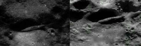 Una foto de la NASA prueba que la mision Apolo 20 fué a investigar una gran nave en la Luna