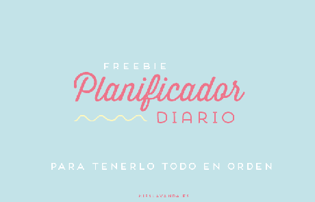 Freebies: Planificador diario para empezar el año a tope