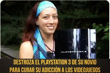 Video: Destroza el PlayStation 3 de su novio para curar su adicción a los videojuegos.