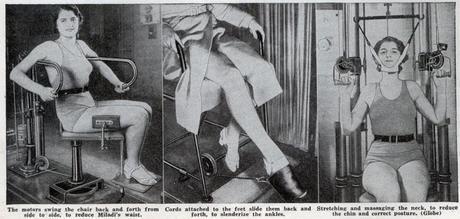 15 máquinas para ejercitarse en el pasado