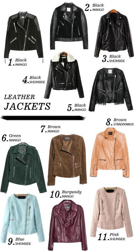 Wishlist | Leather jackets
