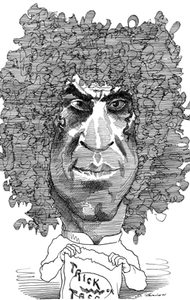 David Levine caricaturista de la historia.