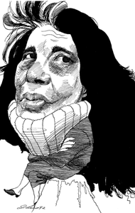 David Levine caricaturista de la historia.