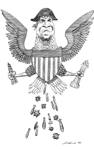 David Levine caricaturista de la historia.