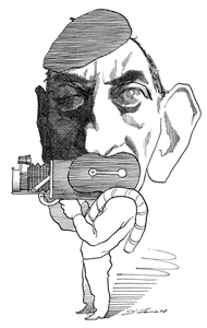 David Levine caricaturista de la historia.