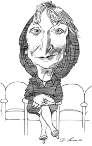 David Levine caricaturista de la historia.