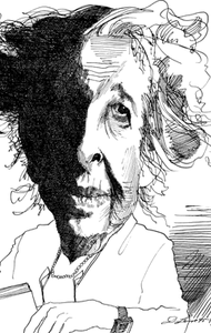 David Levine caricaturista de la historia.