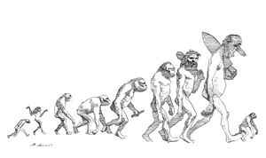 David Levine caricaturista de la historia.