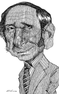 David Levine caricaturista de la historia.