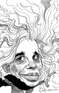 David Levine caricaturista de la historia.