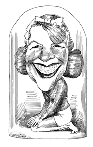 David Levine caricaturista de la historia.