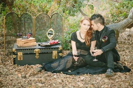 Preboda inspirada en halloween