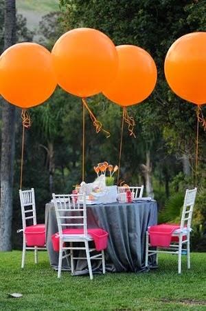 El color mandarina para una boda de verano