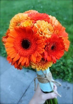 El color mandarina para una boda de verano