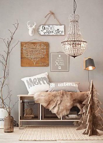 Una Navidad cargada de detalles en tonos neutros Una Navidad cargada de detalles en tonos neutros
