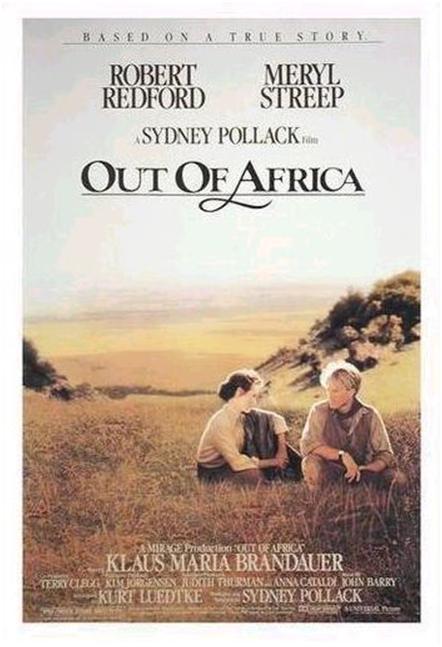 MEMORIAS DE ÁFRICA (Out of Africa). Sydney Pollack. 1985. EE.UU. Color Intérpretes: Robert Redford, Meryl Streep, Klaus Maria Brandauer, Michael Kitchen, Michael Gough