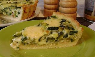 Tarta de zapallitos verdes