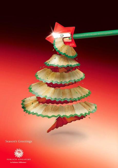 Publicidad creativa, navidad, Publicis Singapore