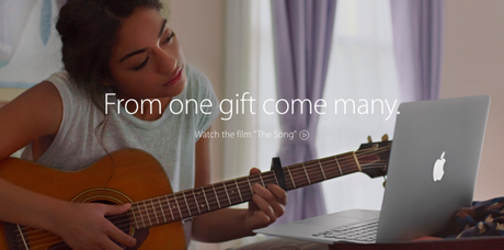 Apple: The Song, spot publicitario Navidad 2014