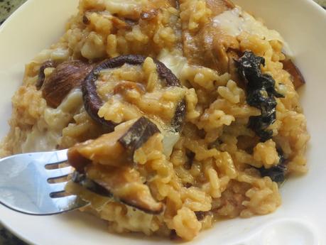 Risotto de setas y foie