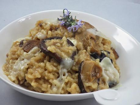 Risotto de setas y foie