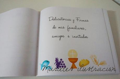 Libro de firmas Primera Comunión